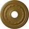 Ekena Millwork Federal Ceiling Medallion (Fits Canopies up to 8 1/2"), Hnd-Painted Gold, 15 3/8"OD x 3 5/8"ID x 1"P CM15FEGLS - alternate 1